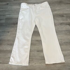 ANTHROPOLOGIE - Pilcro white jeans denim Sz 18/34